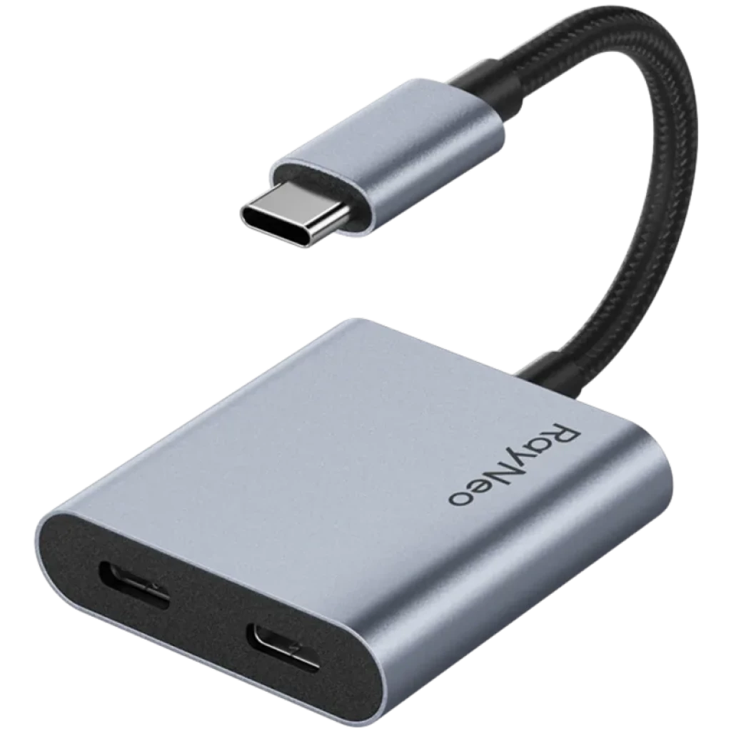 USB-C charging adapter for RayNeo AR glasses