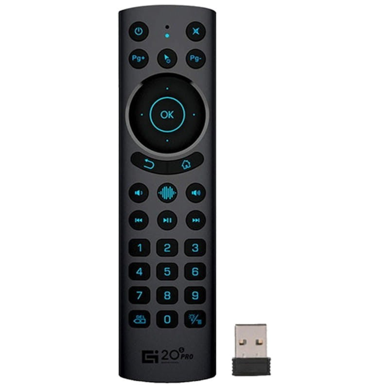 Air Mouse G20S Pro Control por Voz Gyro Retroiluminado