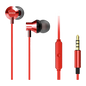 Aiwa ESTM-50RD Jack 3,5 mm In-Ear con micrófono Auriculares