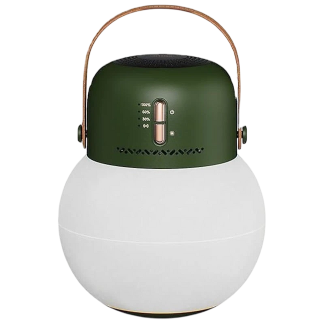 Luz de camping al aire libre con Altavoz Bluetooth Verde Hover Image
