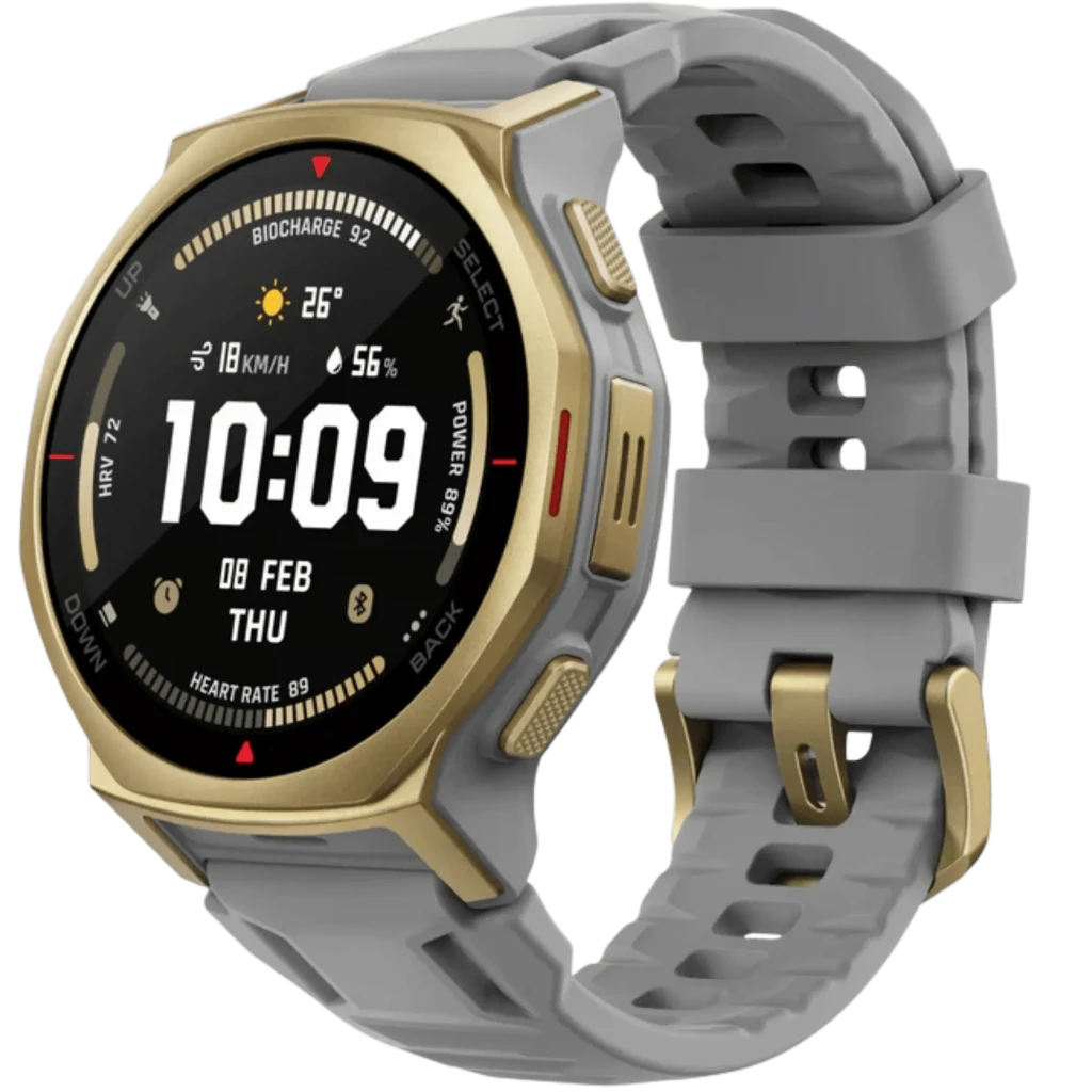 Amazfit T-Rex 3 Pro Reloj Deportivo GPS 19 días Mapas Offline Artic Gold