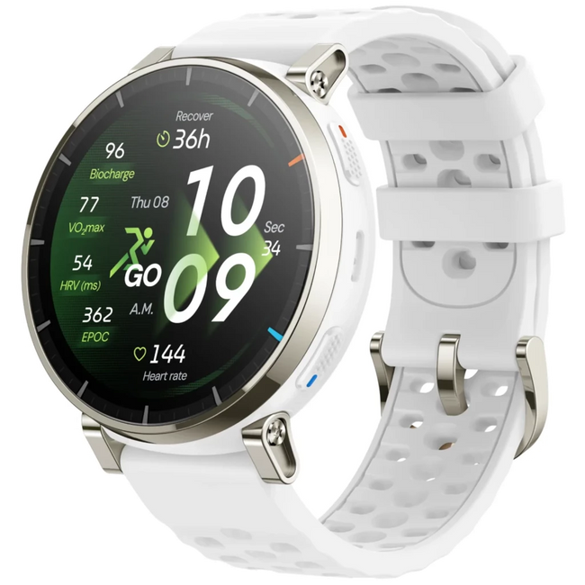 Amazfit Active 3 Premium 1.32" AMOLED Táctil GPS Aero White - Smartwatch Hover Image