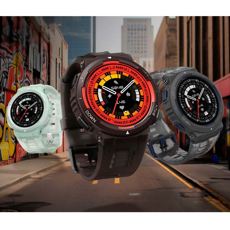 Smartwatch Amazfit Active Edge Verde - Reloj inteligente con GPS