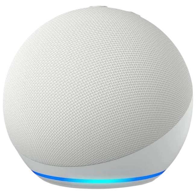 Amazon Echo Dot 5. Gen Blanco Alexa Hover Image