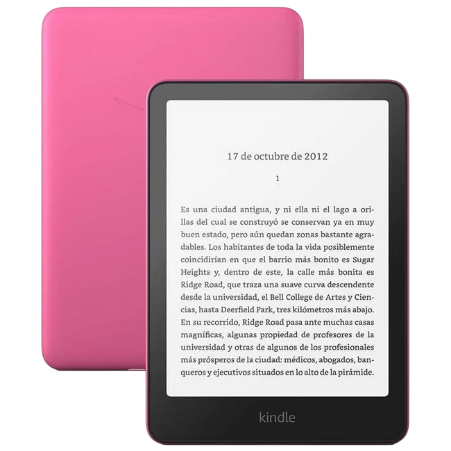Amazon Kindle Paperwhite 12 Gen (16GB) Frambuesa - e-Reader Hover Image