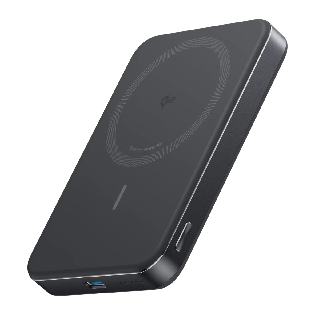 Power Bank Anker MagGo Slim 10000mAh Negro Qi2 15W 30W USB-C