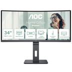AOC CU34P3CV 34 WQHD VA UltraWide Curvo 100 Hz Negro