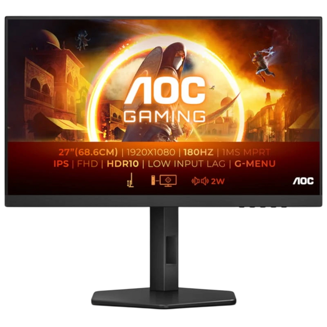 AOC G4 27G4X 27 FullHD IPS G-SYNC 180 Hz Negro Hover Image