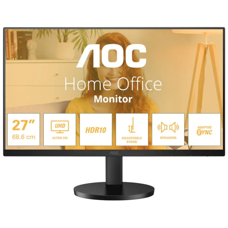 AOC U27B3AF 27" 4K Ultra HD IPS Negro - Desprecintado