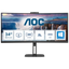 AOC V5 CU34V5CW 34 WQHD VA UltraWide Curvo 100 Hz FreeSync Webcam Negro