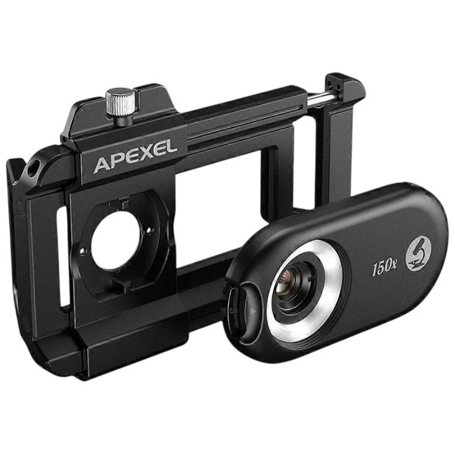 APEXEL APL-MS150 - Lente para teléfono con zoom 150x Hover Image