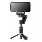 APEXEL Q18 - Gimbal Estabilizador, Trípode, Palo Selfie y Luz de Relleno, Todo en Uno