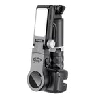 APEXEL Q18 - Gimbal Estabilizador, Trípode, Palo Selfie y Luz de Relleno, Todo en Uno