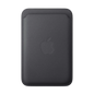 Cartera MagSafe de trenzado fino para iPhone, Negro