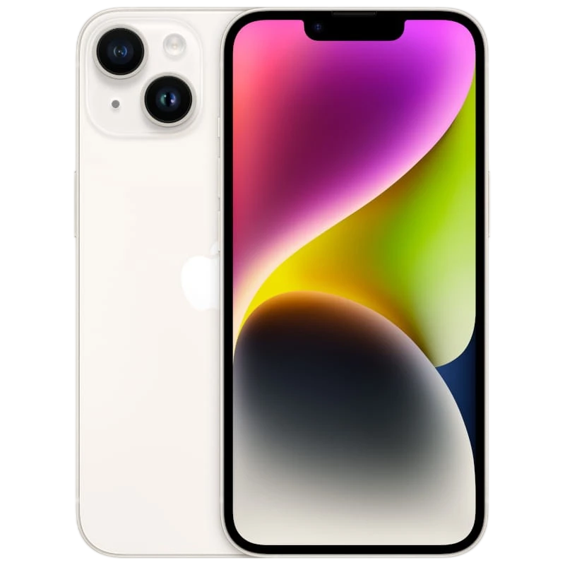 iPhone 14 128GB Blanco Estrella Renovado - Estado Excelente