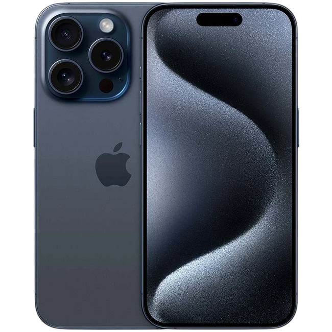 iPhone 15 Pro 5G 256GB Titanio Azul Renovado - Estado Excelente Hover Image