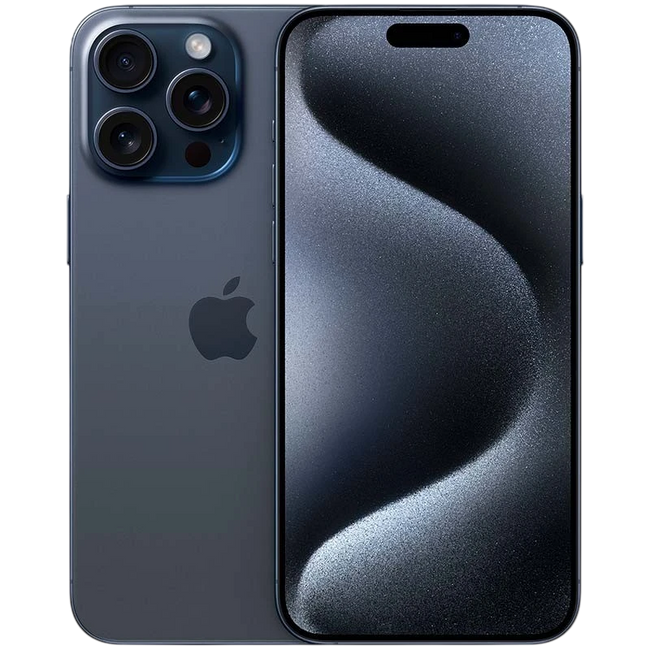 iPhone 15 Pro Max 5G 256GB Titanio Azul Renovado - Estado Excelente Hover Image