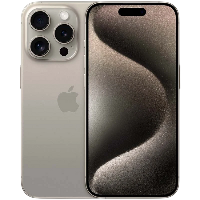 iPhone 15 Pro 5G 128GB Titanio Natural Renovado - Estado Excelente Hover Image