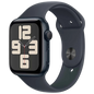 Apple Watch SE (2024) GPS 44mm Medianoche con Correa Deportiva S/M - Desprecintado