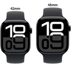 Smartwatch Apple Watch Series 10 GPS + Cellular 42mm Aluminio Negro con Correa Deportiva S/M - Reloj Inteligente