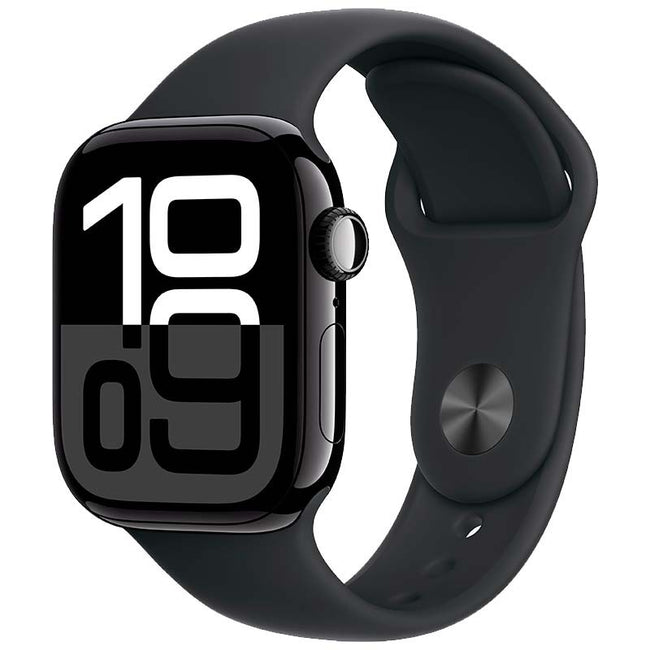 Smartwatch Apple Watch Series 10 GPS + Cellular 42mm Aluminio Negro con Correa Deportiva S/M - Reloj Inteligente Hover Image