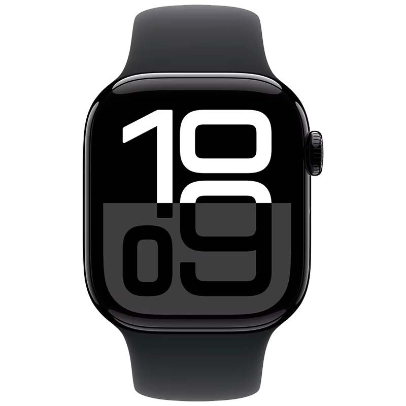 Smartwatch Apple Watch Series 10 GPS + Cellular 42mm Aluminio Negro con Correa Deportiva S/M - Reloj Inteligente