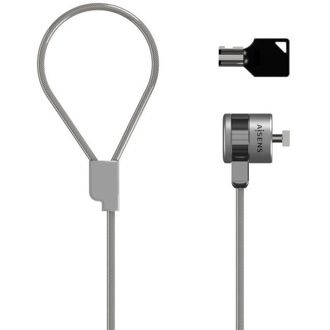 Cable de Seguridad para Portátiles Aisens ASLK-D40K02-SL/ 1.5m Main Image