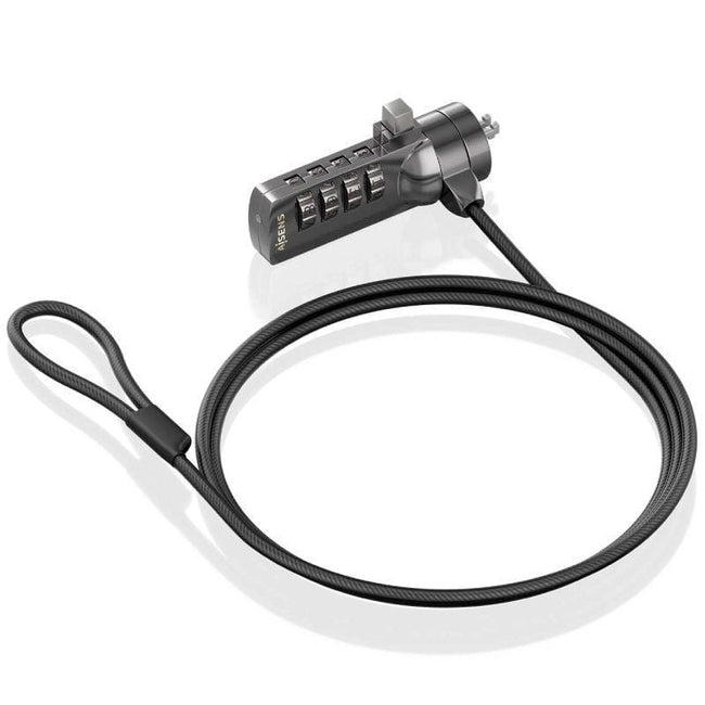 Cable de Seguridad para Portátiles Aisens ASLK-D40N03-BK/ 1.5m Hover Image