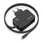 Cargador de Portátil GaN Aisens ASCH-1PD65WL033-BK/ 1xUSB Tipo-C + Cable 1.8m/ 65W/ Automático/ Voltaje 5-20V
