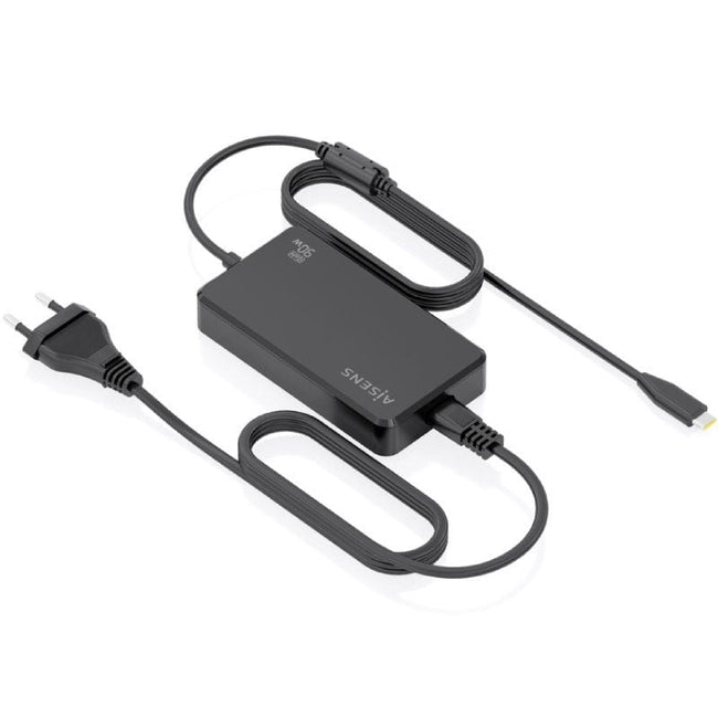 Cargador de Portátil GaN Aisens ASCH-1PD90D069-BK/ 1xUSB Tipo-C/ 90W/ Automático/ Voltaje 5-20V Hover Image