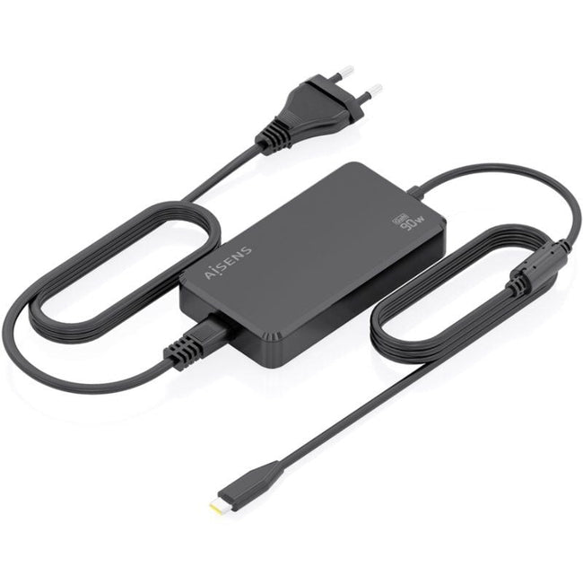 Cargador de Portátil GaN Aisens ASCH-1PD90D069-BK/ 1xUSB Tipo-C/ 90W/ Automático/ Voltaje 5-20V Main Image
