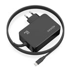 Cargador de Portátil GaN Aisens ASCH-1PD90WL034-BK/ 1xUSB Tipo-C + Cable 1.8m/ 90W/ Automático/ Voltaje 5-20V