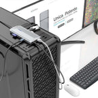 Docking USB Tipo-C Aisens ASUC-12P005-GR/ 2xHDMI 4K/ 3xUSB/ 2xUSB Tipo-C/ 1xRJ45/ 1xAudio/ 1xLector Tarjetas/ 1x Jack/ 1xUSB Tipo-C PD/ Gris