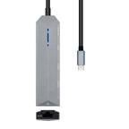 Docking USB Tipo-C Aisens ASUC-5P003-GR/ 1xHDMI 4K/ 2xUSB/ 1xRJ45/ 1xUSB Tipo-C PD/ Gris