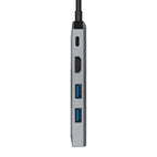 Docking USB Tipo-C Aisens ASUC-5P003-GR/ 1xHDMI 4K/ 2xUSB/ 1xRJ45/ 1xUSB Tipo-C PD/ Gris