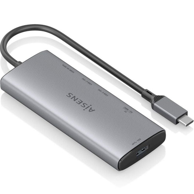 Docking USB Tipo-C Aisens ASUC-6P029-GR/ 1xHDMI 4K/ 1xUSB/ 2xUSB Tipo-C/ 1xLector de Tarjetas/ Gris Hover Image