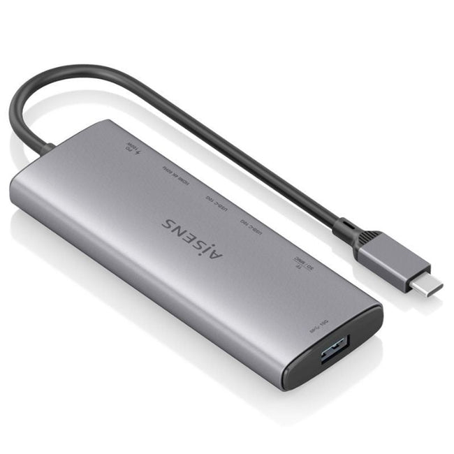 Docking USB Tipo-C Aisens ASUC-7P031-GR/ 1xHDMI 4K/ 1xUSB/ 2xUSB Tipo-C/ 1xLector Tarjetas/ 1xUSB Tipo-C PD/ Gris Main Image