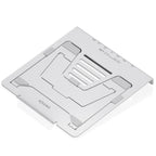 Soporte de Sobremesa - Docking USB Tipo-C Aisens ASUC-7P045-GR/ 1xUSB/ 1xUSB Tipo-C/ 1xHDMI/ 1xRJ45/ 1xLector de Tarjetas/ 1xUSB Tipo-C PD/ Gris
