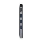 Docking USB Tipo-C Aisens ASUC-8P004-GR/ 1xHDMI 4K/ 3xUSB/ 1xRJ45/ 1xLector Tarjetas / 1xUSB Tipo-C PD/ Gris