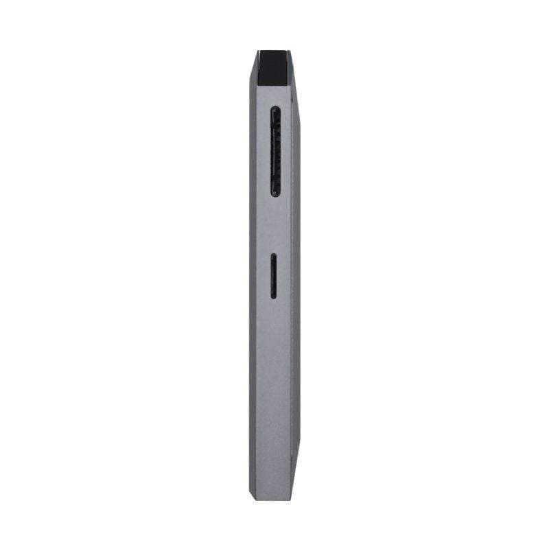 Docking USB Tipo-C Aisens ASUC-8P004-GR/ 1xHDMI 4K/ 3xUSB/ 1xRJ45/ 1xLector Tarjetas / 1xUSB Tipo-C PD/ Gris