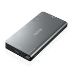 Docking USB Tipo-C Aisens ASUC-8P015-GR/ 1xHDMI 4K/ 3xUSB/ 1xRJ45/ 1xLector Tarjetas / 1xUSB Tipo-C/ Gris