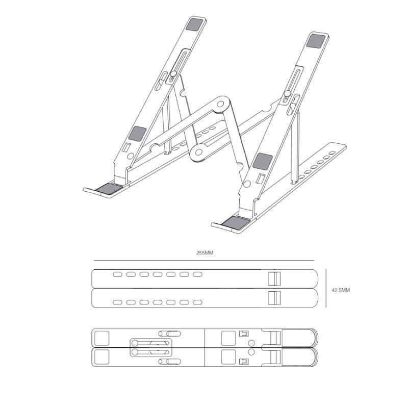 Soporte Aisens LPS3M-179 para Portátil/Tablet hasta 15"