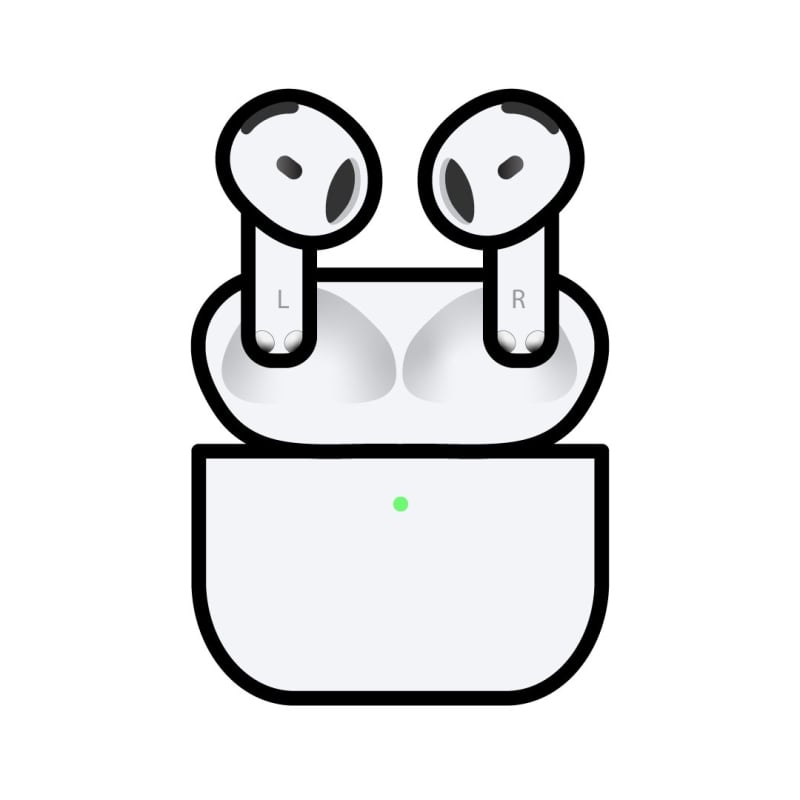 Auriculares Bluetooth Apple Airpods 5/ Estuche de Carga Inalambrica