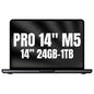 Apple Macbook Pro 14"/ M5 Pro 15-Core CPU/ 24GB/ 1TB SSD/ 16-Core GPU/ Negro Espacial