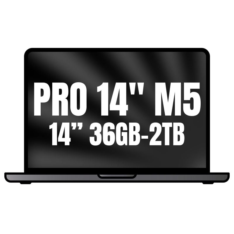 Apple Macbook Pro 14"/ M5 Max 18-Core CPU/ 36GB/ 2TB SSD/ 32-Core GPU/ Negro Espacial