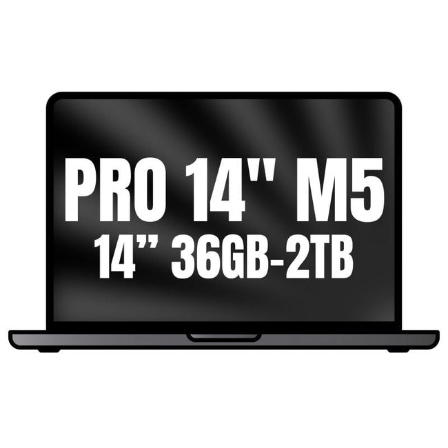 Apple Macbook Pro 14"/ M5 Max 18-Core CPU/ 36GB/ 2TB SSD/ 32-Core GPU/ Negro Espacial Hover Image