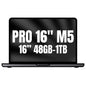 Apple Macbook Pro 16"/ M5 Pro 18-Core CPU/ 48GB/ 1TB SSD/ 20-Core GPU/ Negro Espacial