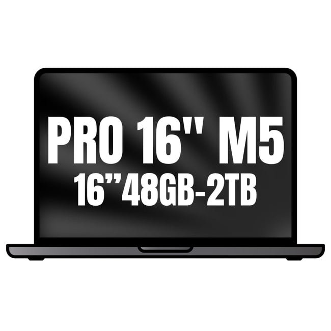 Apple Macbook Pro 16"/ M5 Max 18-Core CPU/ 48GB/ 2TB SSD/ 40-Core GPU/ Negro Espacial Hover Image