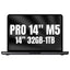 Apple Macbook Pro 14"/ M5 10-Core CPU/ 32GB/ 1TB SSD/ 10-Core GPU/ Negro Espacial