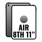 Apple iPad Air 11" 8th Wi-Fi/ M4/ 128GB/ Gris Espacial